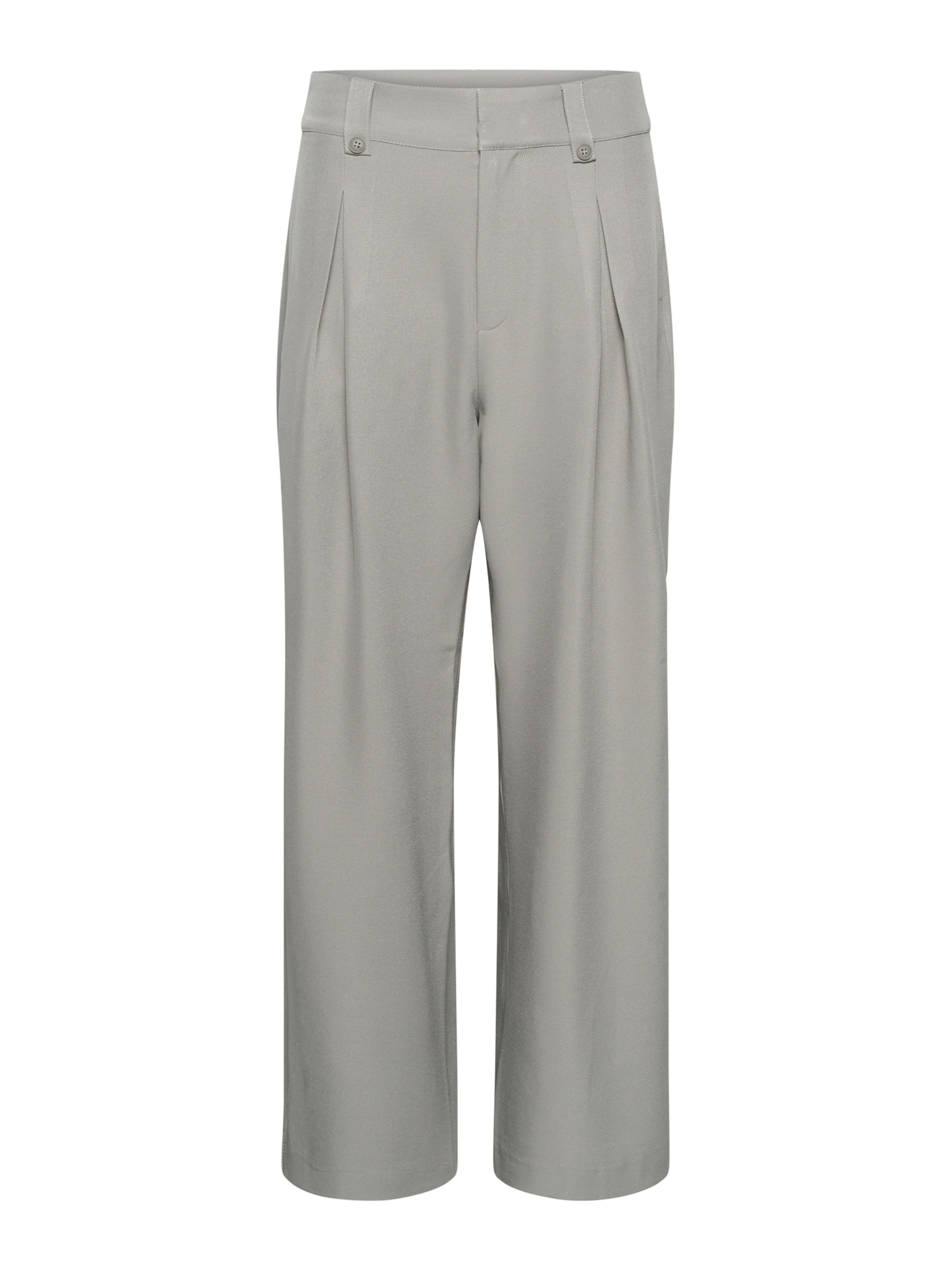 Wide Leg Pantalon à plis 'Disa' My Essential Wardrobe en gris : devant