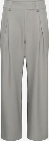 pilka My Essential Wardrobe Plačios klešnės Kelnės su kantu 'Disa': priekis