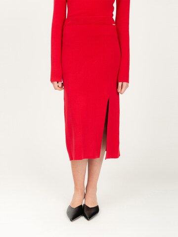 Influencer Rock in Rot: Vorderseite