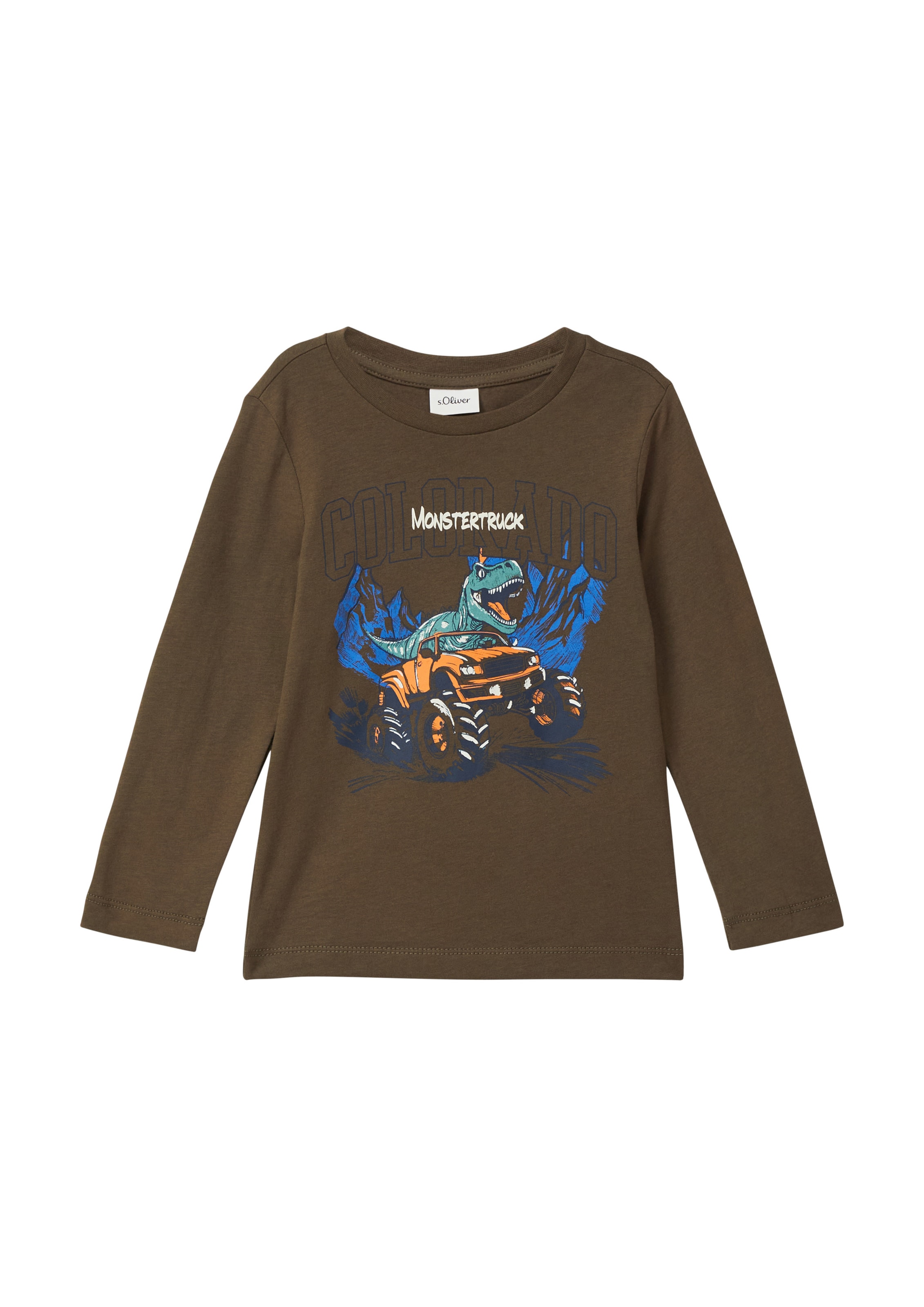 s.Oliver Shirt in Braun: Vorderseite