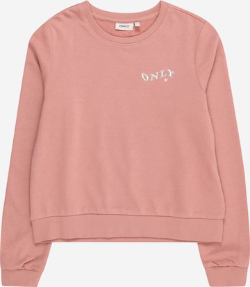 KIDS ONLY Sweatshirt 'CELESTE' in Pink: predná strana