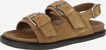 & Other Stories Sandal i beige: framsida
