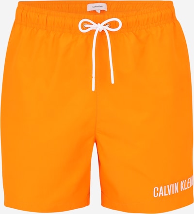 Calvin Klein Swimwear Плавательные шорты в Темно-оранжевый / Белый, Обзор товара