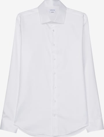 SEIDENSTICKER Regular fit Business Shirt 'Shaped' in White: front