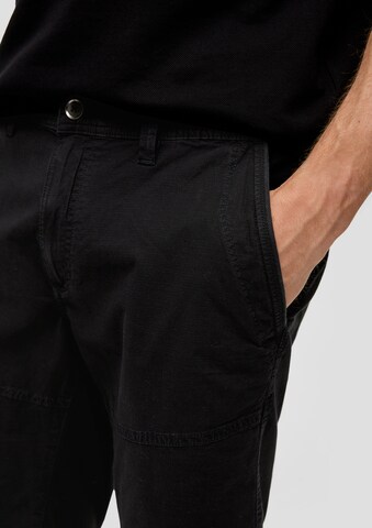 s.Oliver Regular Chino in Zwart