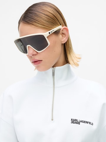KARL LAGERFELD JEANS Μπλούζα φούτερ σε λευκό