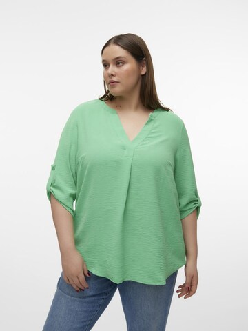 Vero Moda Curve Bluse i grøn