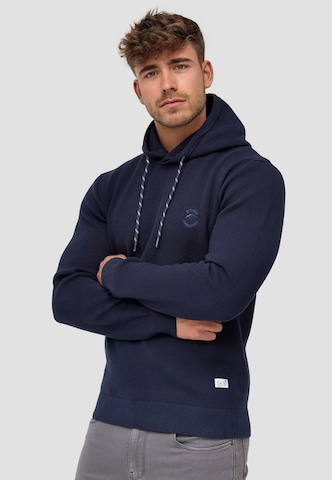 Sweat-shirt ' Longview ' INDICODE JEANS en bleu : devant