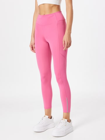 UNDER ARMOUR Skinny Sportovní kalhoty 'Fly Fast 3.0' – pink: přední strana
