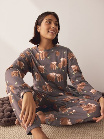 Next Pyjama in Grau