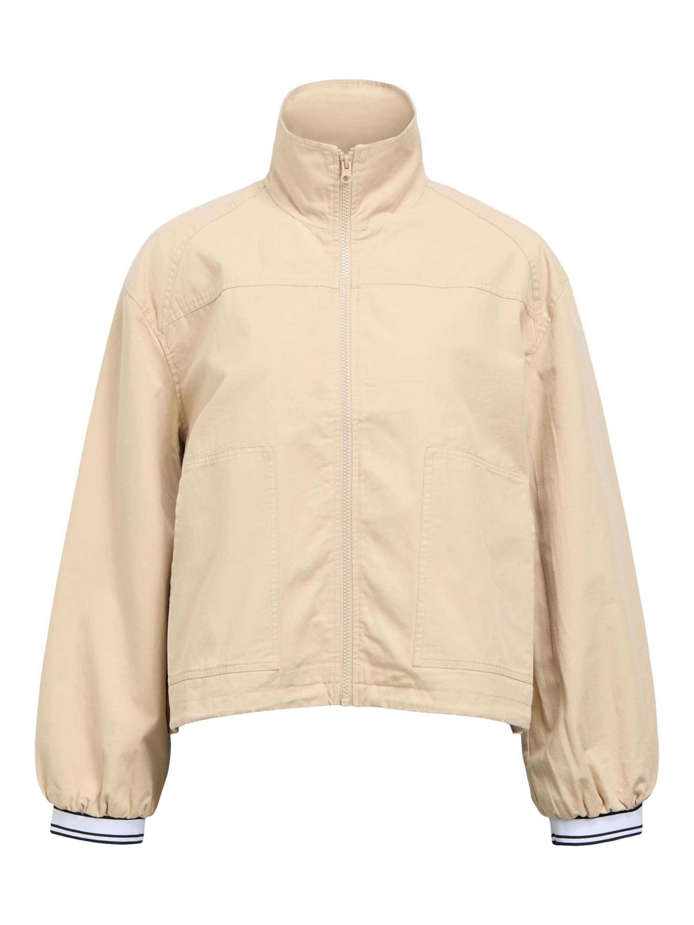 OBJECT Overgangsjakke i beige / sort / hvid, Produktvisning