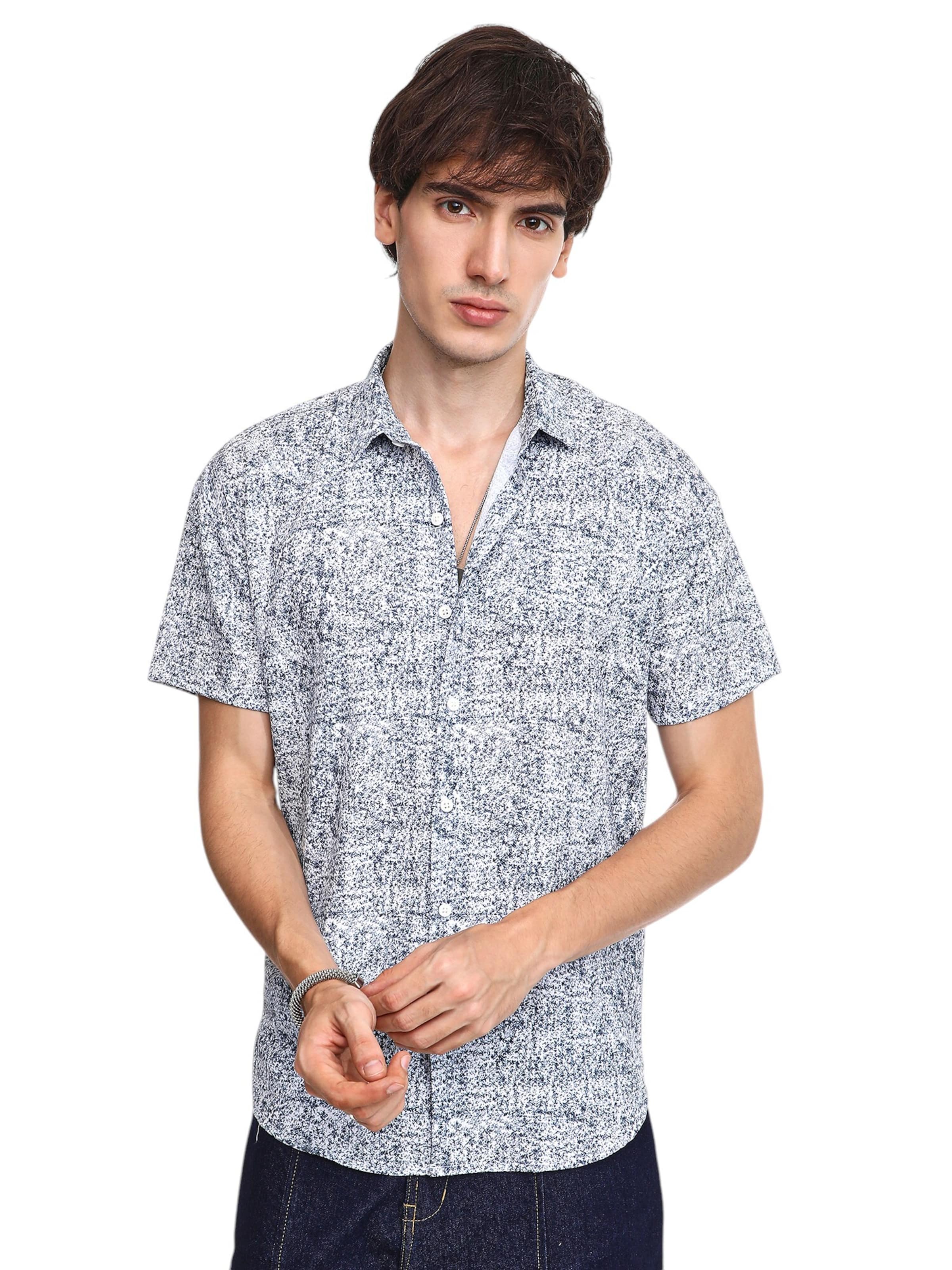 Regular fit Camicia 'Zoie' di Campus Sutra in blu: frontale