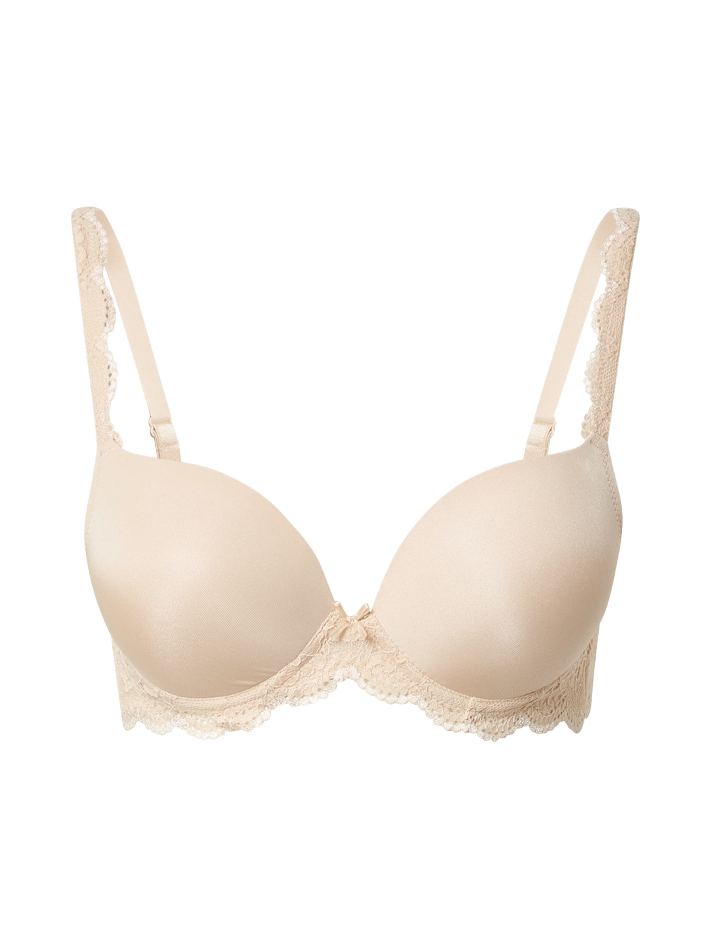 MAGIC Bodyfashion Push-up Bra 'LUXURY' in Beige: front