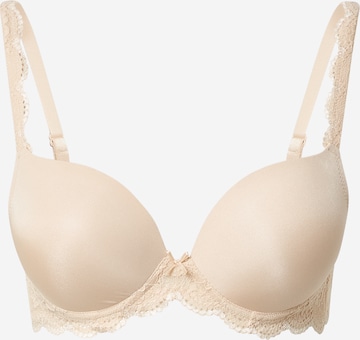 MAGIC Bodyfashion Push-up BH 'LUXURY' in Beige: voorkant