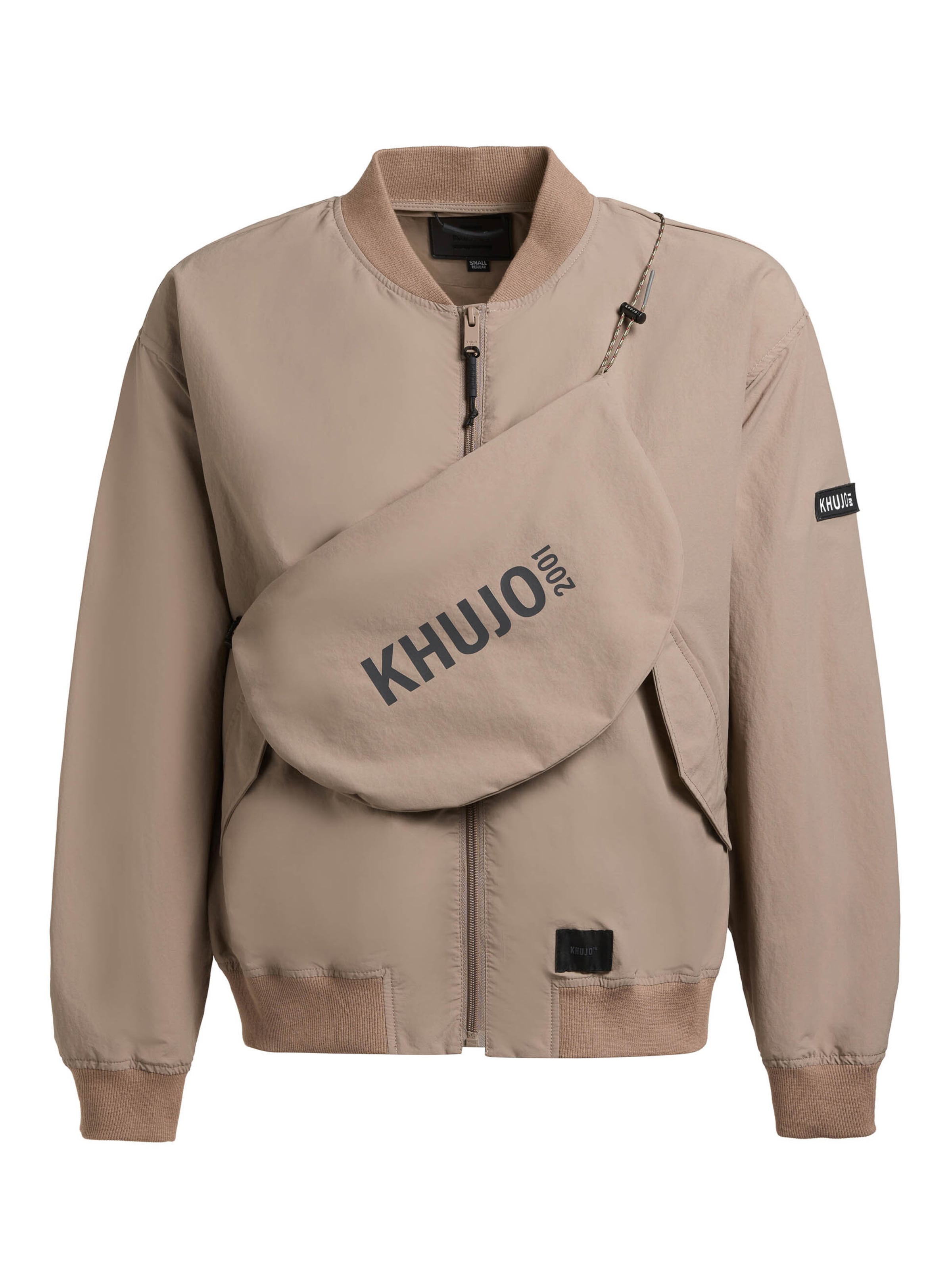 khujo - Chaqueta de entretiempo 'Rylee' en marrón: frente