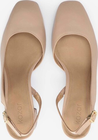 Kazar Slingpumps in Beige