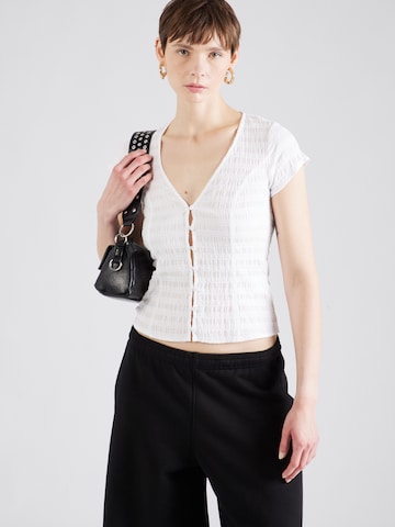 WEEKDAY Blouse 'Vivi' in White: front