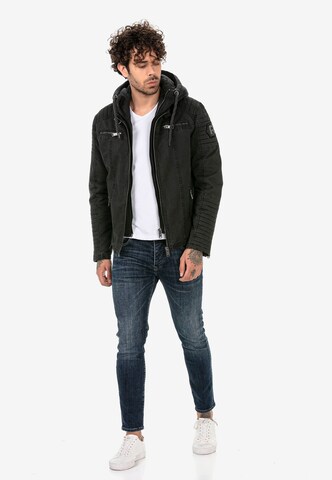 Redbridge Bikerjacke 'Bognor Regis' in Schwarz