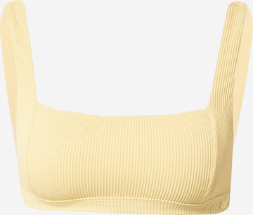 ROXY - Bustier Top de bikini en amarillo: frente