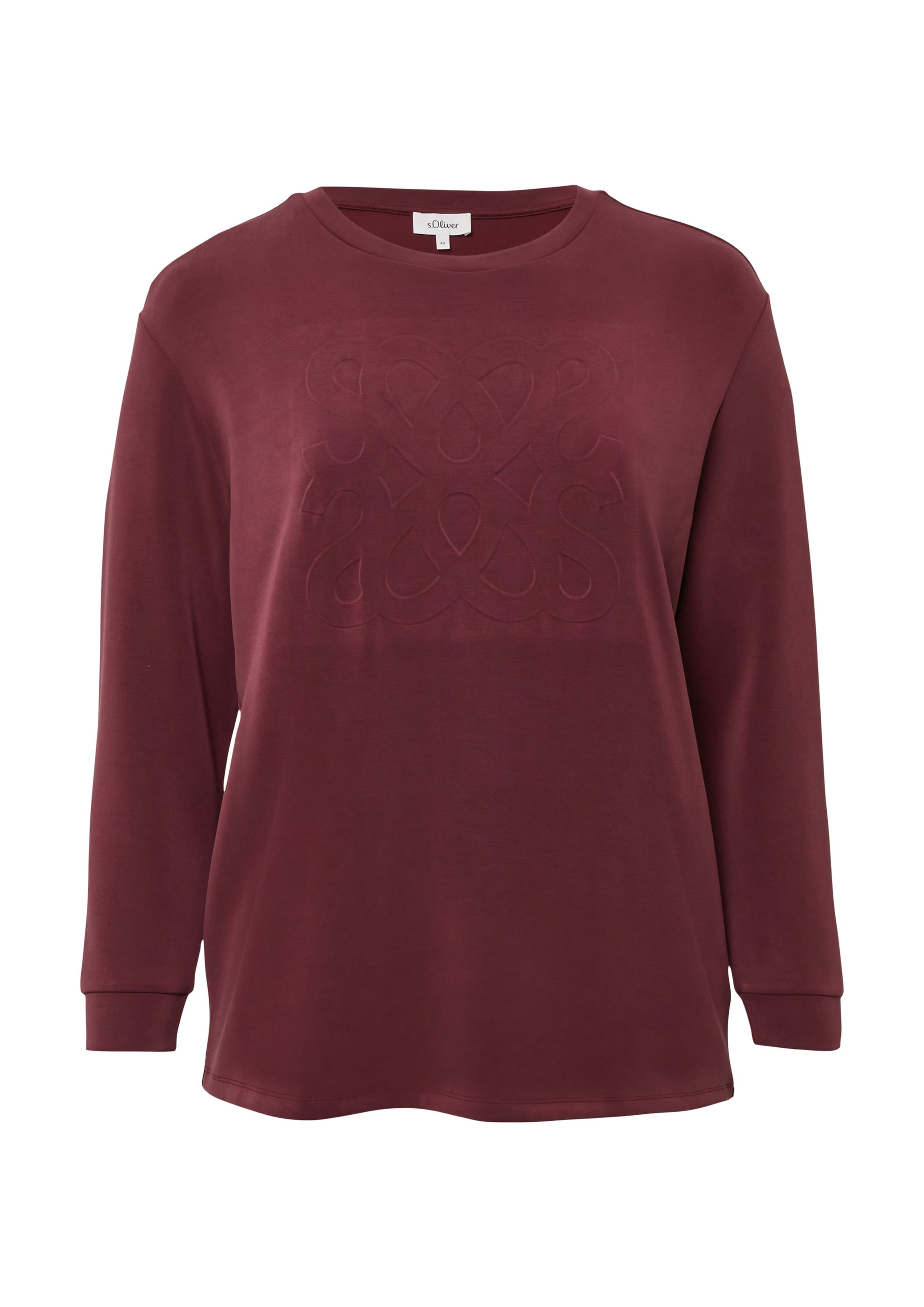 Sweat-shirt s.Oliver en rouge : devant