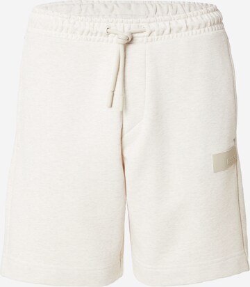 BOSS Shorts in Weiß: Vorderseite