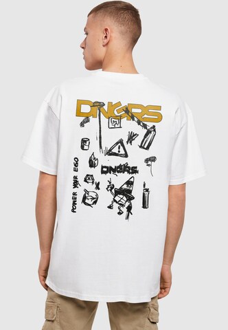 Dangerous DNGRS T-Shirt 'Sketches' in Weiß: Vorderseite