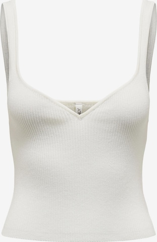 ONLY Knitted Top 'MIRI' in White: front