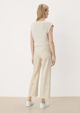 Loosefit Pantalon à plis s.Oliver BLACK LABEL en beige