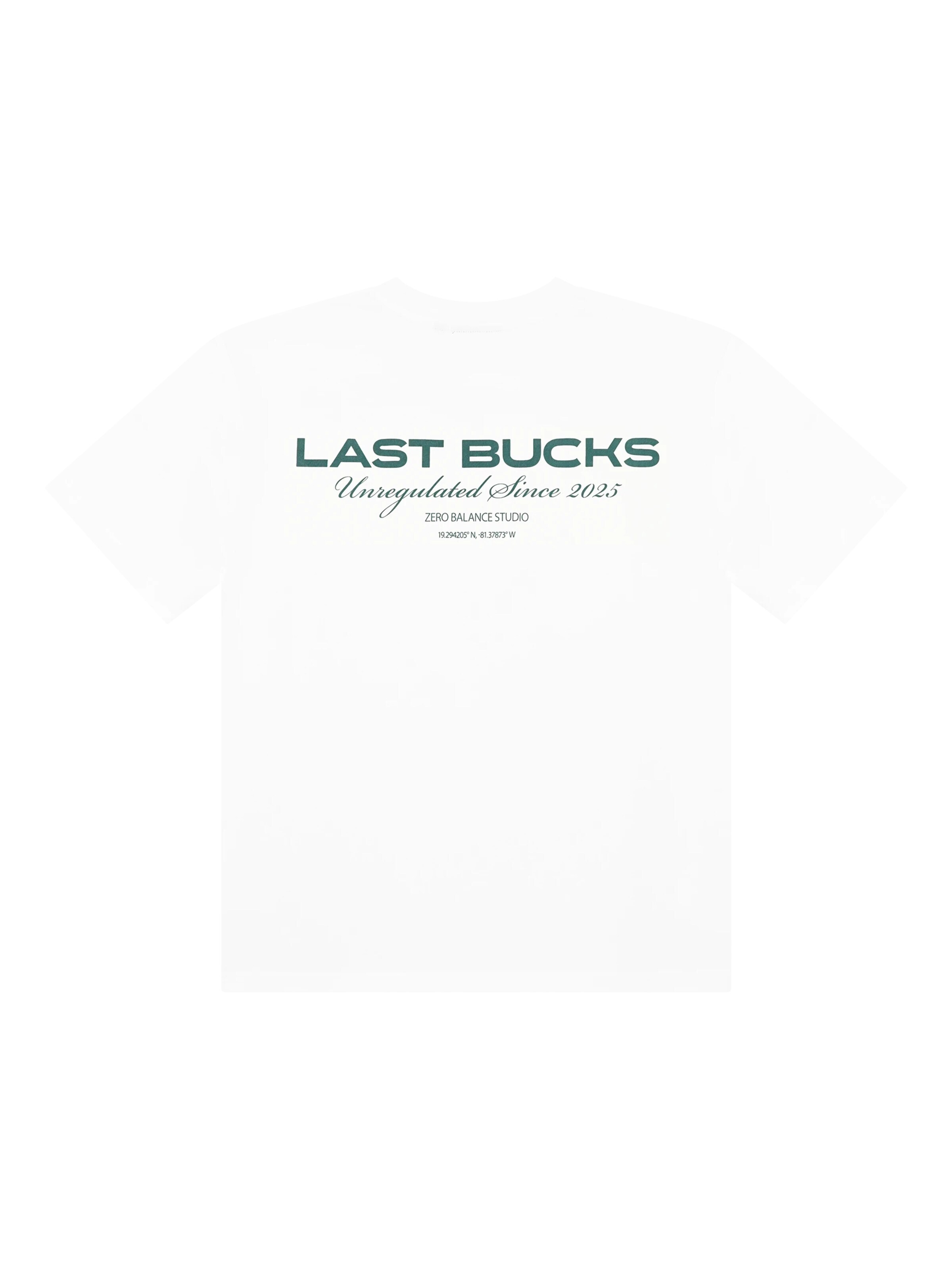 T-Shirt 'Last Bucks | Zero Balance Tee' Last Bucks en vert