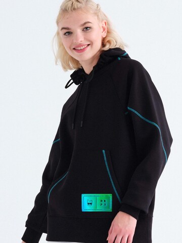 Rockupy Sweatshirt 'Hadia' in Schwarz