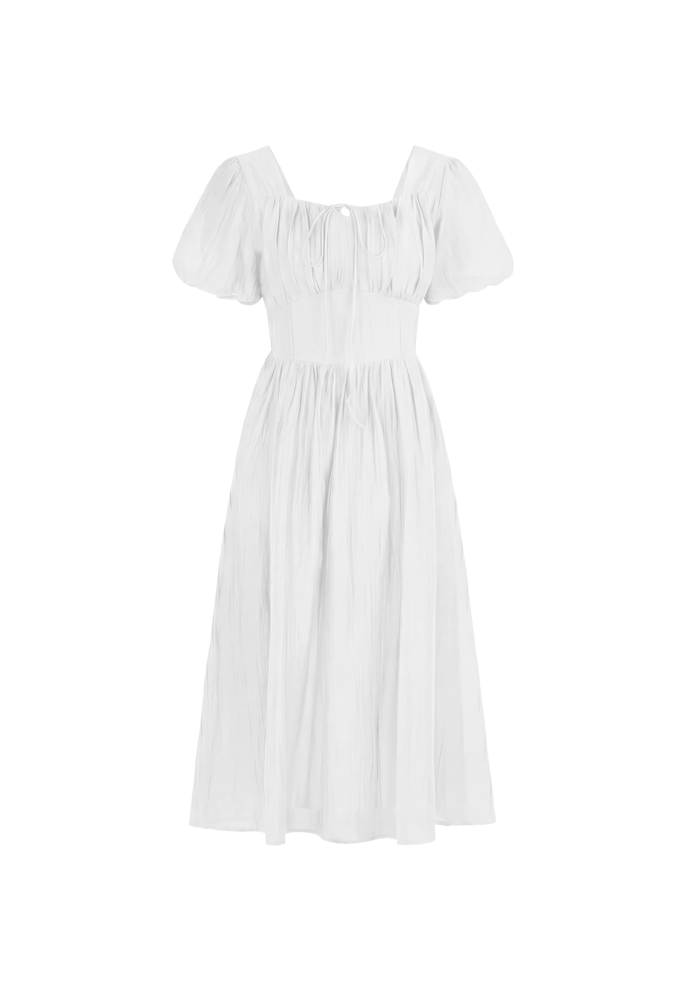 Robe usha FESTIVAL en blanc : devant