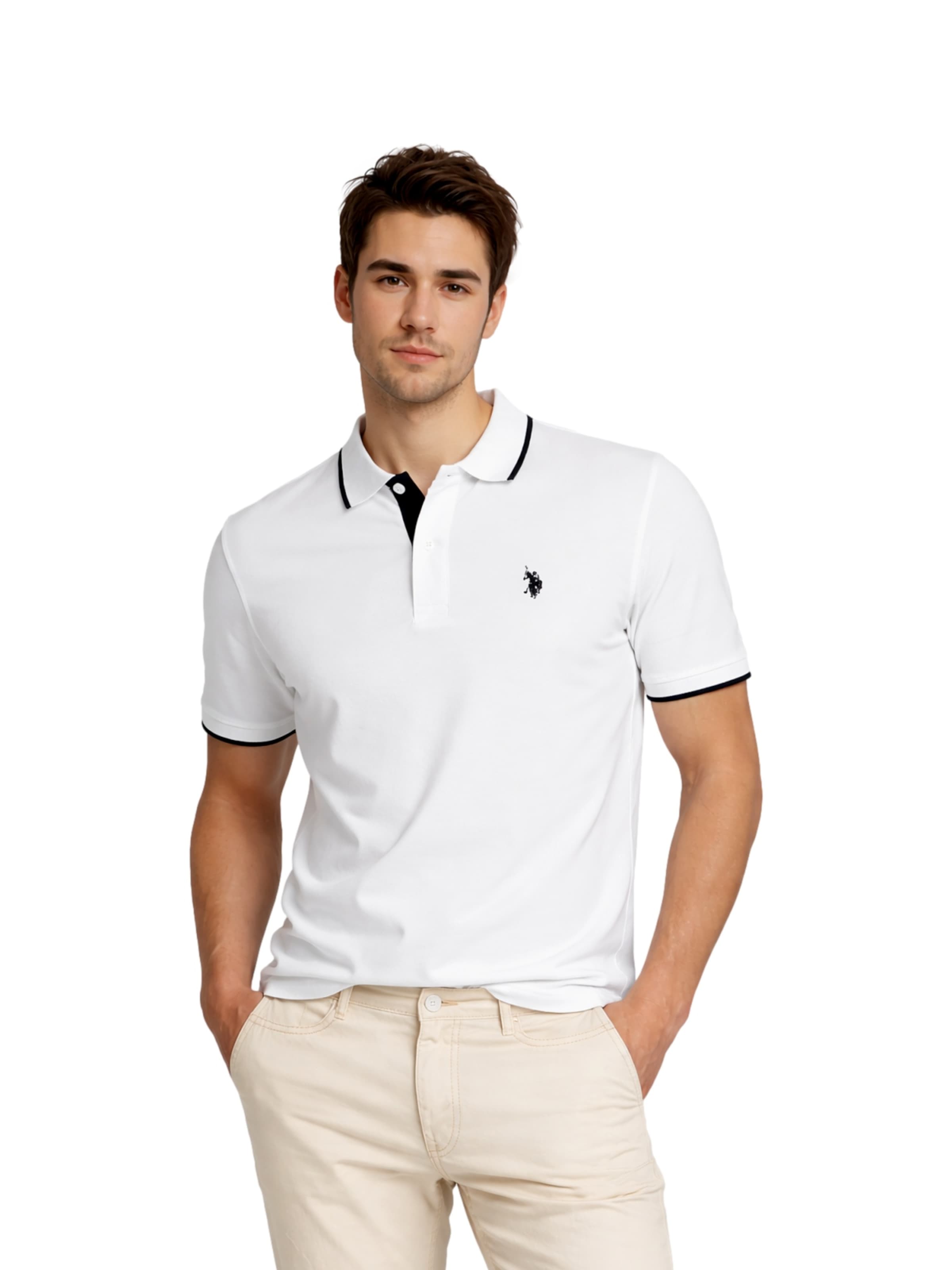 U.S. POLO ASSN. Bluser & t-shirts i hvid: forside