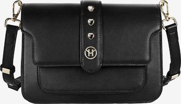 Sac à bandoulière Victoria Hyde en noir : devant