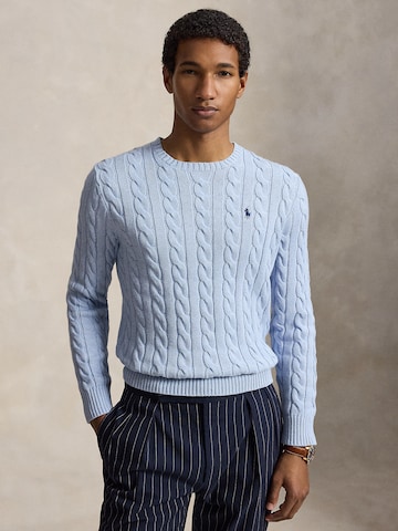 Polo Ralph Lauren Regular fit Пуловер в синьо: отпред