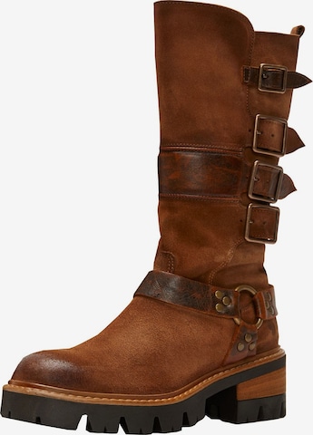 Bottes FELMINI en marron : devant