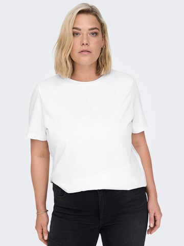 ONLY Carmakoma T-Shirt in Weiß: predná strana