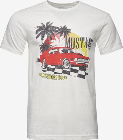 Recovered T-Shirt in creme / mischfarben, Produktansicht