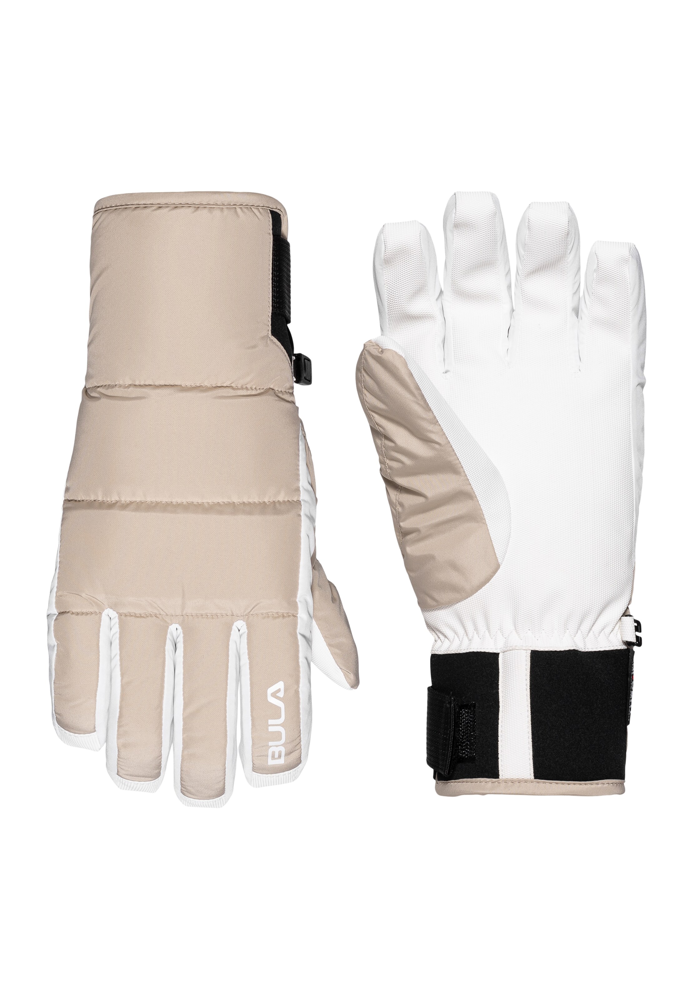 BULA Athletic Gloves 'Piste' in Beige: front