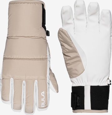 BULA Fingerhandschuhe 'Piste' in Beige: Vorderseite
