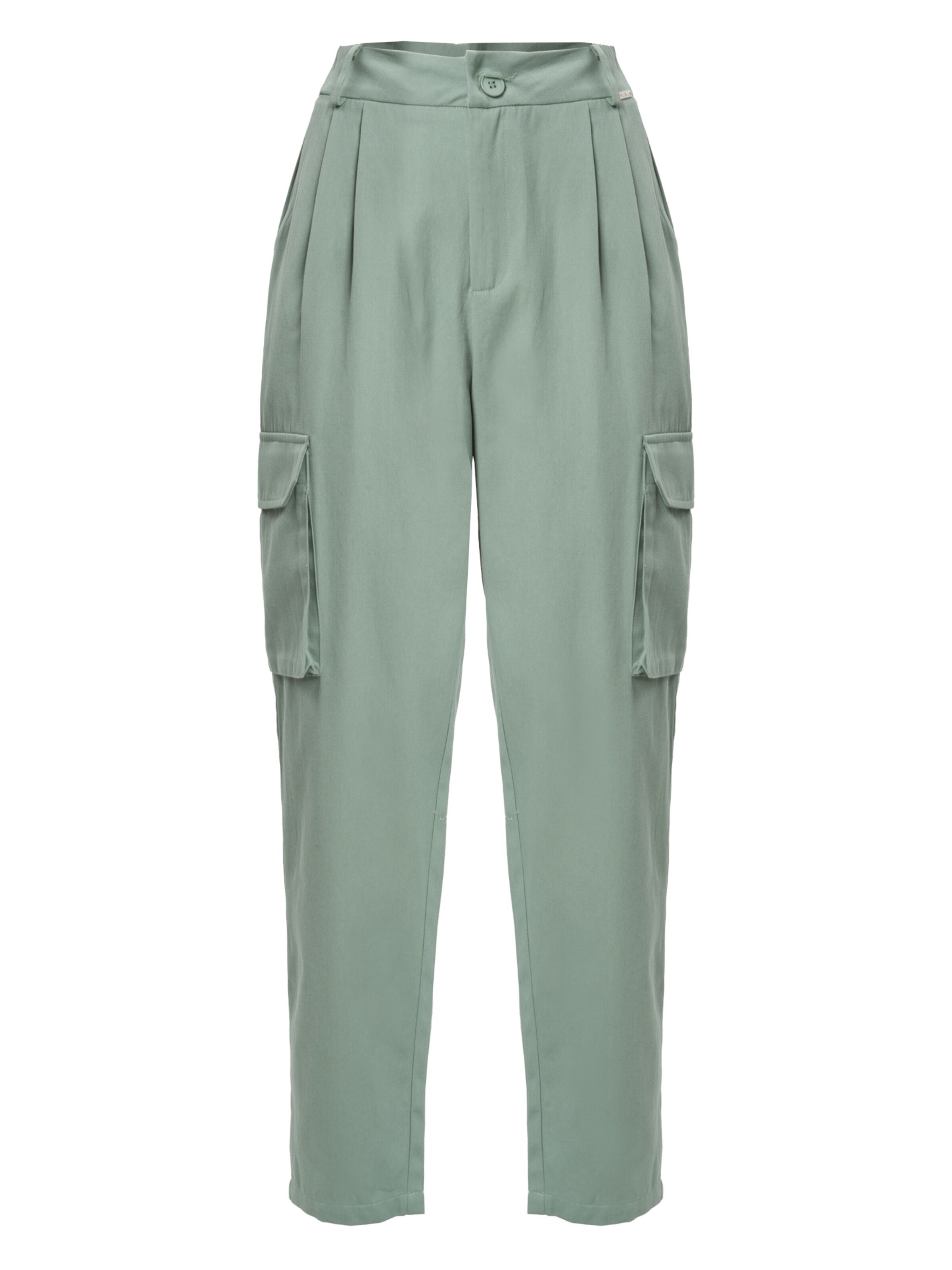 Influencer Zwężany krój Cygaretki w kolorze zielony: przód