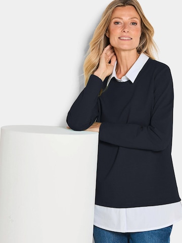 Sweat-shirt Goldner en bleu