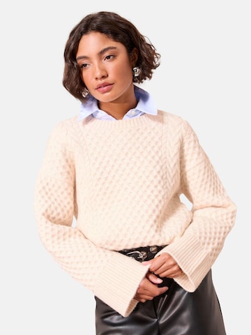 Friends Like These Pullover in Beige: Vorderseite