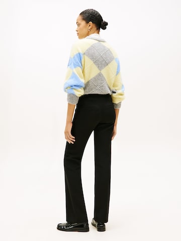 TOMMY HILFIGER Flared Hose in Schwarz