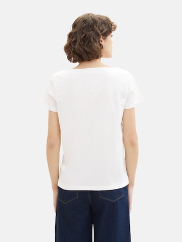 T-shirt TOM TAILOR en blanc