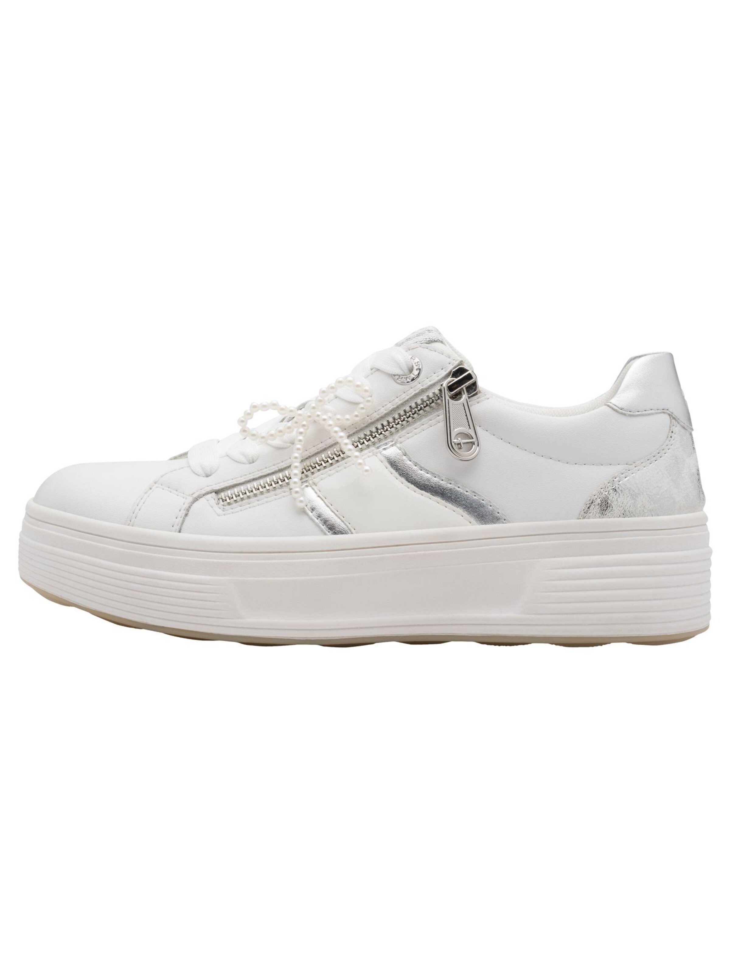 Tamaris Platform trainers in White