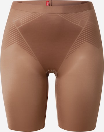 SPANX Shaping Pants in Brown: front