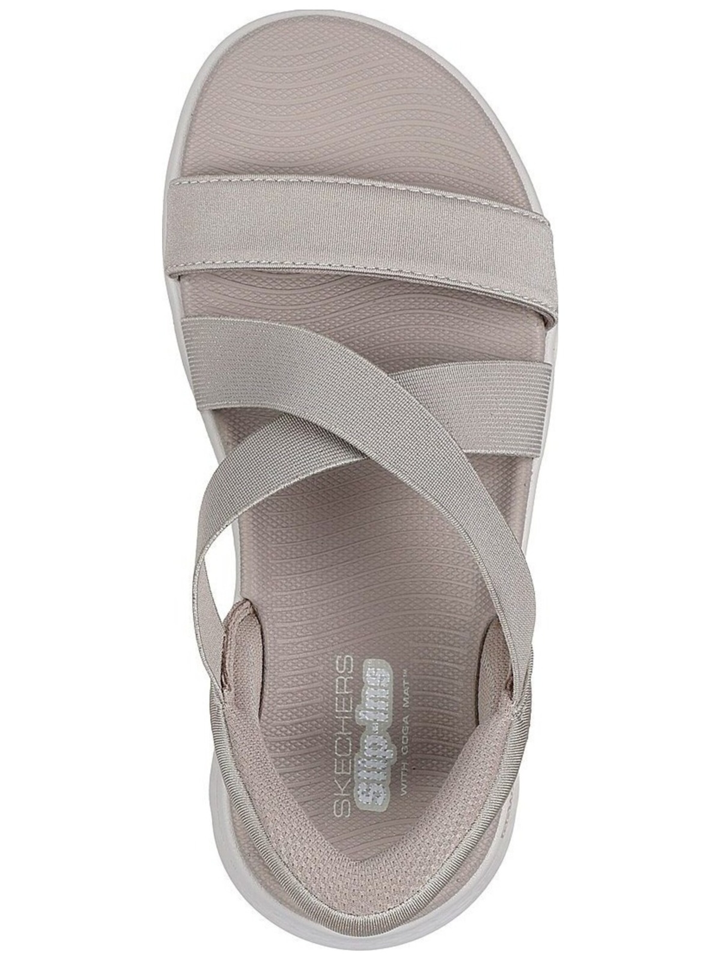 SKECHERS Sandale 'Skechers Go Walk Flex Sandal - Glimmer'‌ in Beige