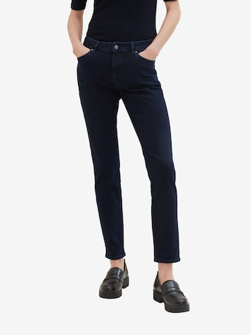 Coupe slim Jean TOM TAILOR en bleu : devant