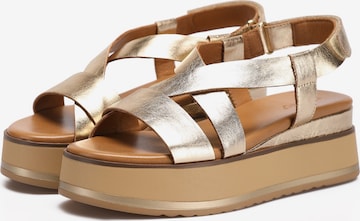 INUOVO Sandale in Gold