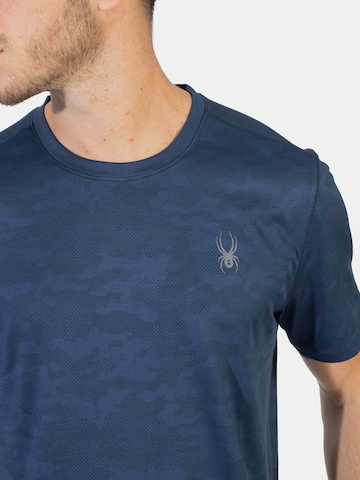 Spyder Funkcionalna majica | modra barva